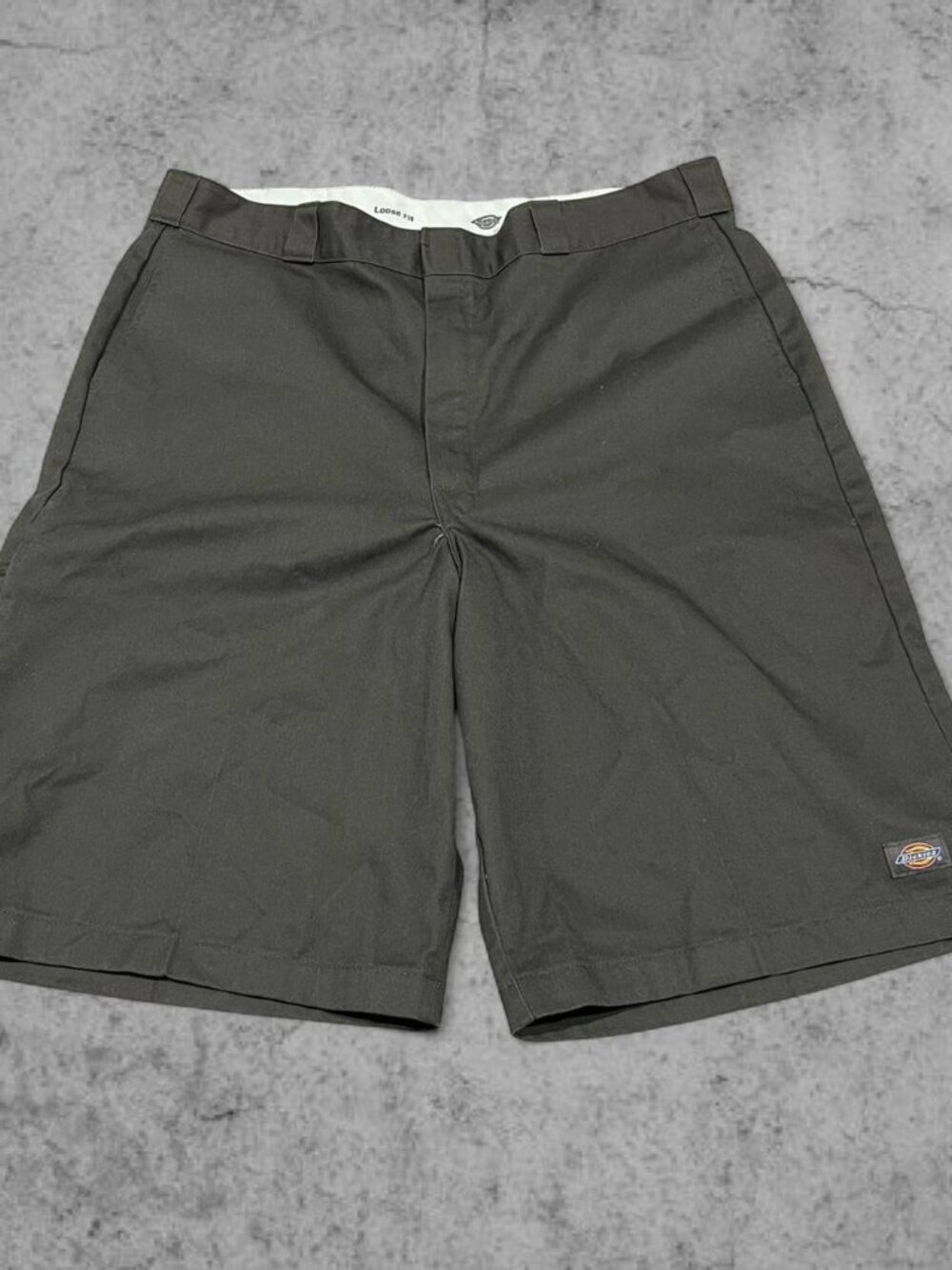 Dickies Brown Baggy Work Shorts, Size 42